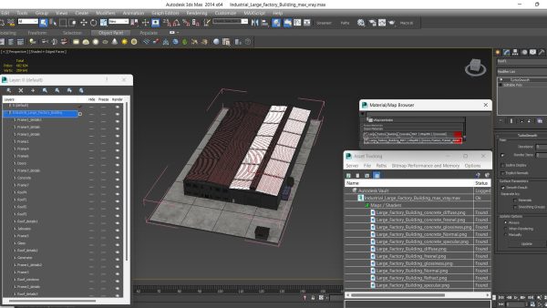 Industrial Large Factory Building
