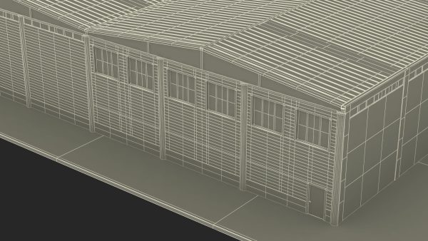 Industrial Large Factory Building