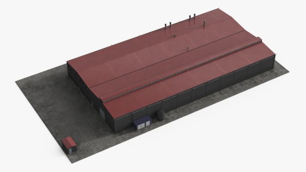 Industrial Large Factory Building
