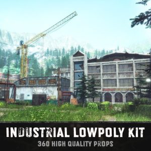 Industrial lowpoly kit