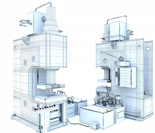 Industrial machine tool hydraulic press PYE250
