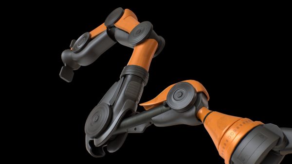 Industrial Mechanical Arm Rigged