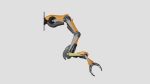 Industrial Mechanical Arm Rigged