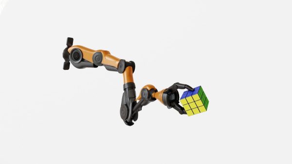 Industrial Mechanical Arm Rigged