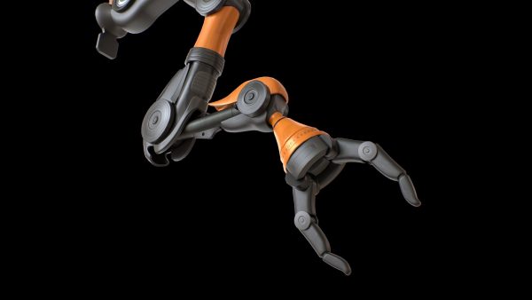 Industrial Mechanical Arm Rigged