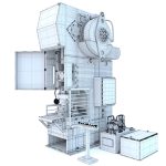 Industrial mechanical press-stamping machine tool KV2132