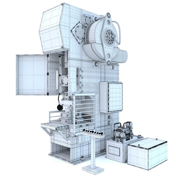 Industrial mechanical press-stamping machine tool KV2132