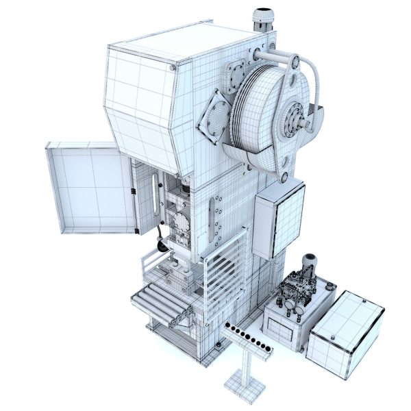 Industrial mechanical press-stamping machine tool KV2132