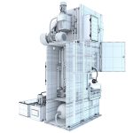 Industrial mechanical press-stamping machine tool KV2132