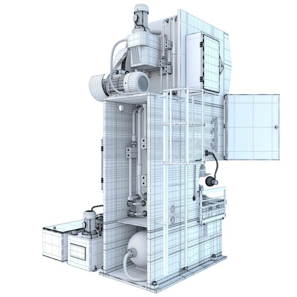 Industrial mechanical press-stamping machine tool KV2132
