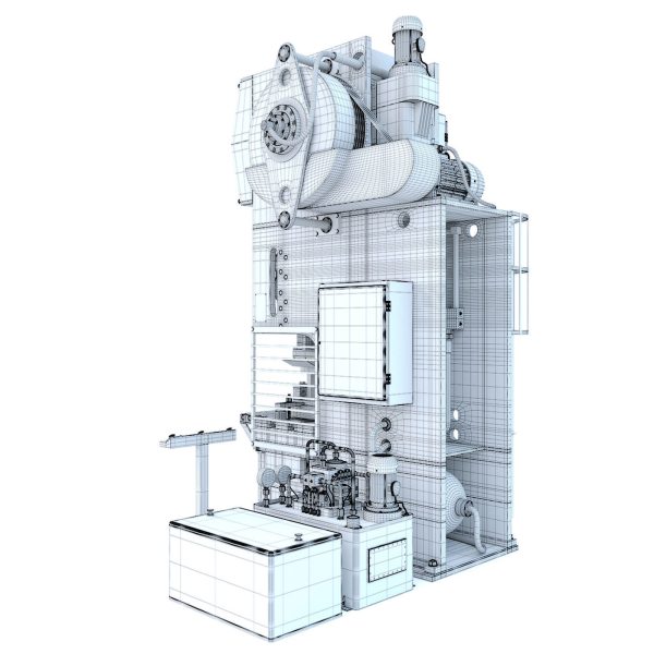 Industrial mechanical press-stamping machine tool KV2132