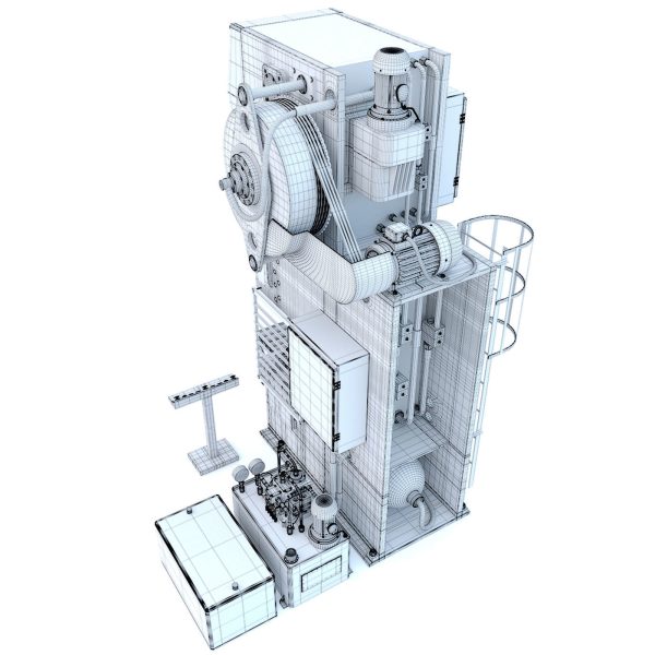 Industrial mechanical press-stamping machine tool KV2132