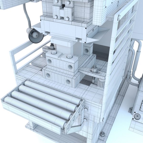 Industrial mechanical press-stamping machine tool KV2132