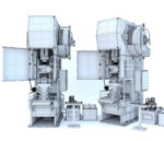 Industrial mechanical press-stamping machine tool KV2132
