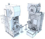 Industrial mechanical press-stamping machine tool KV2132