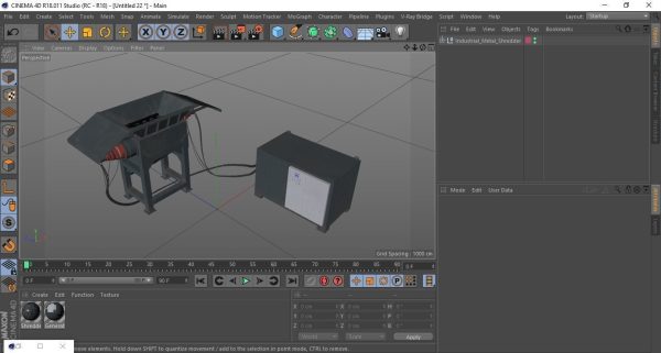 Industrial Metal Shredder