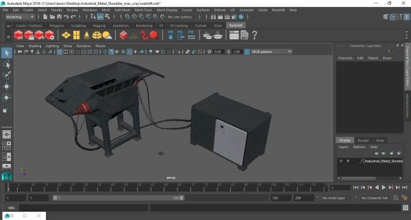 Industrial Metal Shredder