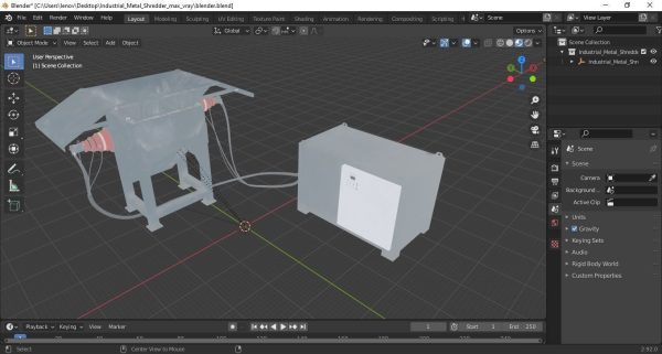 Industrial Metal Shredder