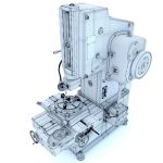 Industrial milling machine tool 7A420