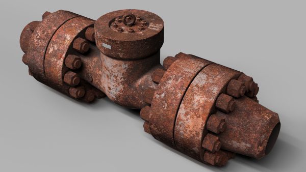 Industrial old used valves