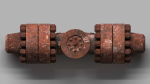 Industrial old used valves