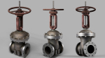 Industrial old used valves