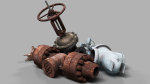 Industrial old used valves