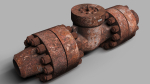 Industrial old used valves