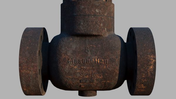 Industrial old used valves