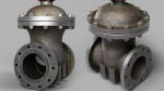 Industrial old used valves