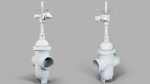 Industrial old used valves