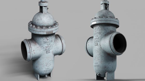 Industrial old used valves