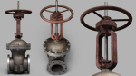 Industrial old used valves