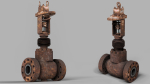 Industrial old used valves