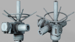 Industrial old used valves