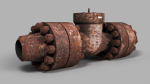 Industrial old used valves