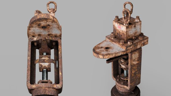Industrial old used valves