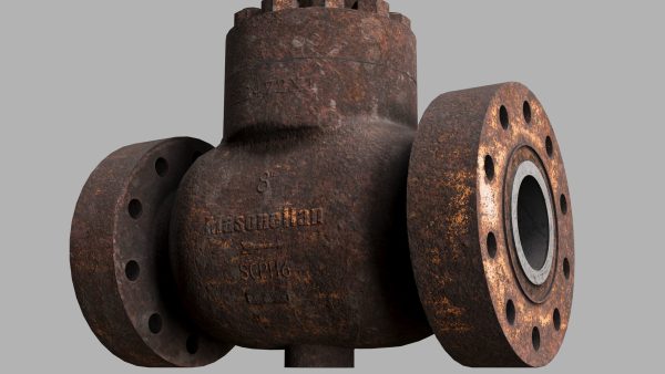 Industrial old used valves