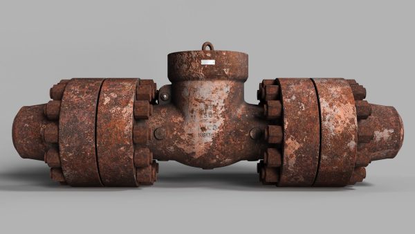 Industrial old used valves