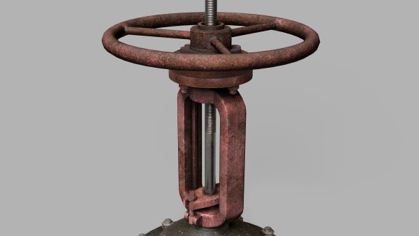 Industrial old used valves
