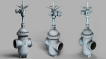 Industrial old used valves