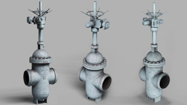 Industrial old used valves