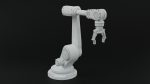 Industrial robot arm clean
