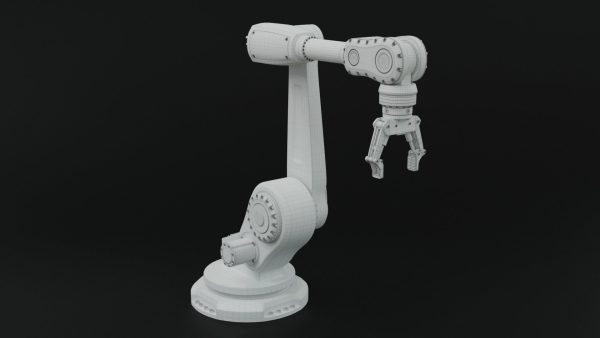 Industrial robot arm clean
