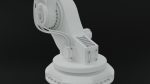Industrial robot arm clean