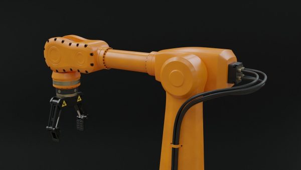 Industrial robot arm clean