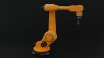 Industrial robot arm clean