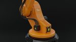 Industrial robot arm clean