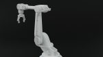 Industrial robot arm clean