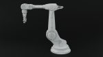 Industrial robot arm clean